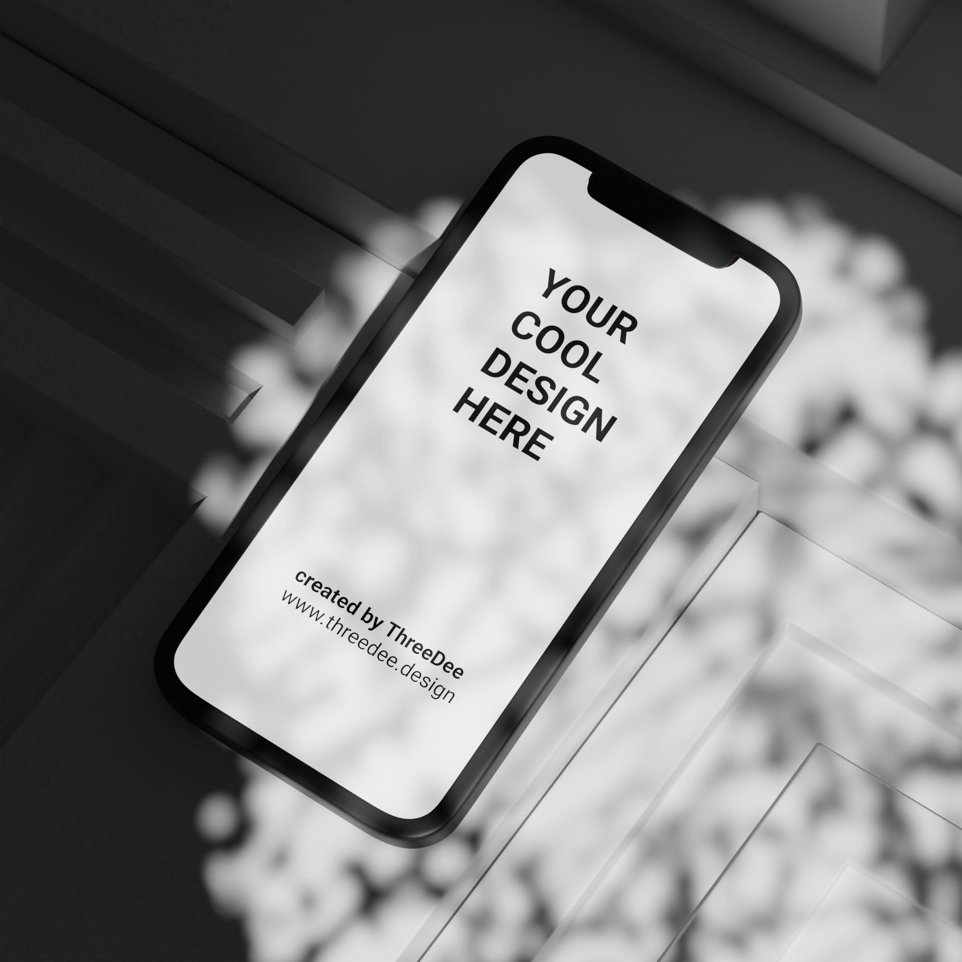 Free mobile 3D mockups scenes